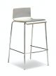 Lilly SG Stool Steel Structure Wooden Seat by Sintesi Online Sales