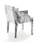 Louis XV Goes to Sparta Small Armchair Coated in Fabric by Baleri Italia Online Sales