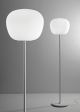 Sales Online Lumi F07 C01 Floor Lamp with Diffuser in Satin Finish White Blown Glass and White Metal Painted Structure by Fabbian