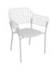 Lyze 616 chair with armrests steel structure suitable for outdoor use by Emu buy online