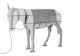 Maturin Donkey Shape Writiing Desk Laminated Structure by Ibride Online Sales