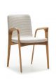 Sales Online Mia Chair Solid Oak or American Walnut with Fabric by Linfa Design.