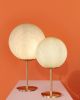 Mineral Stand table lamp satin brass base polyethylene diffuser by Slide online sales on www.sedie.design