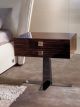 MIr Luxury Bedside Table Wooden Structure Metal Base by Longhi Online Sales