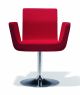 Ola P Small Armchair Steel Base Fabric Seat by Sintesi Online Sales