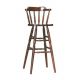 Old America stool solid wooden structure suitable for contract use by Sedie.Design buy online