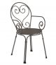 Pigalle 910 stackable chair steel structure suitable for contract use by Emu buy online