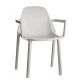 Più A Chair with Armrests Technopolymer Structure by Scab Buy Online