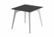 Planet T dining table polyethylene legs hpl top suitable for outdoor and contract use by Plust online sales on www.sedie.design