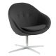 Sales Online Kokon Club Armchair Alluminum Base Seat Coated with Fabric by Varier