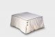 Bill Pouf Bed Upholstered Coated with Fabric by Milano Bedding Sales Online