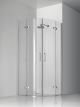 Praia Design Round Shower Enclosure Glass Doors Aluminum Frame by Inda Online Sales