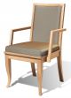 Queen SSB Chair with Armrests Wooden Frame Fabric Seat by Cabas Online Sales