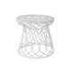 Re-Trouvè 575 round pouf steel structure suitable for contract use by Emu online sales