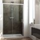 Replay 1-Sliding-Door Shower Enclosure Anodized Aluminum and Glass Structure by SedieDesign Sales Online