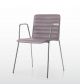Rudy 2.0 0365 Chair with Armrests Metal Frame Wool Seat by Quinti Online Sales
