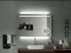 S8610 Backlit LED Mirror Satinated Aluminum Frame by Inda Online Buy