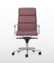 Season Comfort High Executive Chair Leather Seat Aluminum Base by Quinti Online Sales