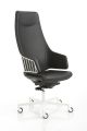 Italia IT1 Executive Chair Aluminum Base Leather Seat by Luxy Online Sales