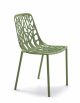 Forest painted aluminum chair suitable for contract by Fast online sales 