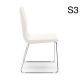 Camilla S3 Chair Polyurethane Shell Metal Slide Base by Rossetto Sales Online