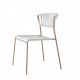 Lisa Club 2874 stackable chair steel structure pvc seat and backrest suitable for contract use by Scab online sales