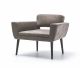 Serie 50 W 8710 modern small armchair coated in fabric suitable for contract by LaCividina buy online
