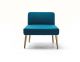 Serie 50 W 8722 lounge chair coated in fabric suitable for contract by LaCividina online sales