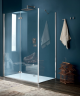 Sim F LPD Shower Enclosure Glass Doors Aluminum Frame by Inda Online Sales