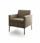 Socrate 1222N waiting armchair coated in fabric metal feet by LaCividina buy online