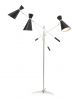 Stanley F Floor Lamp Brass and Aluminum Structure by DelightFULL Online Sales