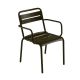 Star 162 stackable chair with armrests steel structure by Emu online sales