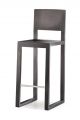 Brera 382 sled stool wooden structure by Pedrali online sales