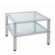 Sales Online Waiting Coffee Table Steel and Glass Structure by SedieDesign.