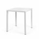 Cube stackable square table polypropylene top aluminum legs suitable for contract use by Nardi online sales