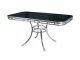 TO-20 Vintage Table for American Diner Chromed Steel Structure by Bel Air Buy Online