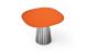 Totem Shaped Table Glass or Laminate Top Colored or Inox Base by Sovet Sales Online