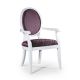 Vicky Classic Armchair Wooden Structure Fabric Seat by SedieDesign Buy Online