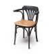 Vienna Chair Wooden Structure Thick Leather Seat by Streetroom.it Online Buy