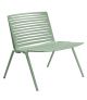 Zebra Lounge Armchair 405 by Fast Green Tea Varnished Aluminium Lounge Armchair Indoor and Outdoor Armchair 