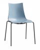 Zebra Technopolimer Painted Frame Chair Technopolimer Seat and Painted Frame by Scab Online Sales
