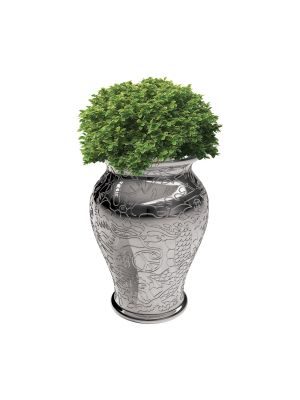 Qeeboo Ming Metal Planter and Champagne Cooler