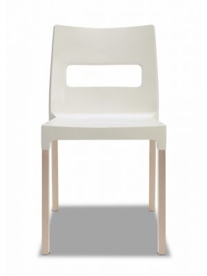 Natural Maxi Diva Chair Beechwood Structure with Technopolimer Seat by Scab Online Sales