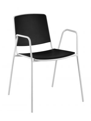 Vea 5050 Chair with Armrests Metal Structure Polypropylene Seat by Mara Sales Online