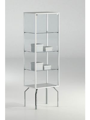AllDesign Plus 5117P showcase aluminum and glass structure by Italvetrine online sales