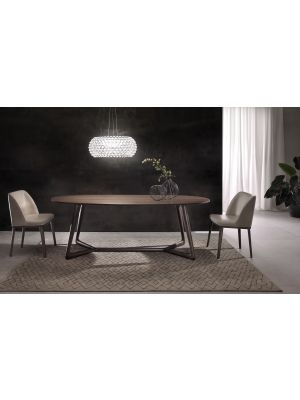 Cover oval table ash wooden structure by Pacini & Cappellini online sales