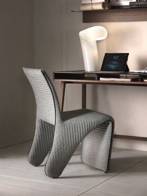 Freeline chair metal structure coated with fabric by Pacini & Cappellini online sales