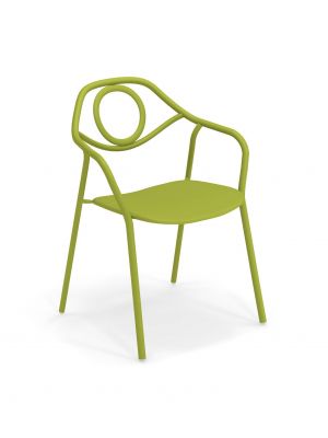 Zahir 653 sedia impilabile in acciaio adatta per l'outdoor e il contract by Emu vendita online su www.sedie.design