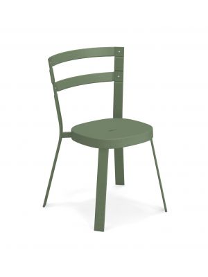 Thor 655 stackable chair steel structure suitable for contract and outdoor use by Emu online sales on www.sedie.design