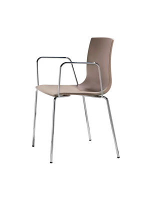 Alice A Chair Technopolymer Seat and Chromed Steel Structure by Scab Online Sales